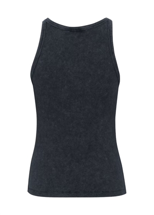 Drew washed logo tank Grey Washed Gestuz 